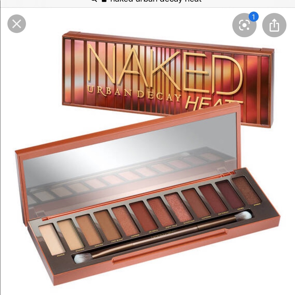 Naked urban decay heat palette! Used once!